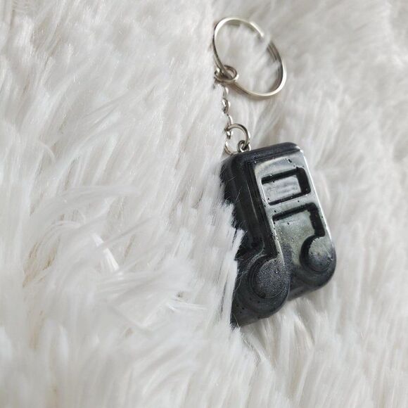 Music Note Keychain, Bookbag Charm - Picture 8 of 13